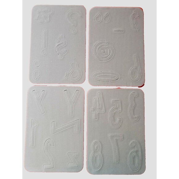 Sizzix Go Go Boots Roller Machine Alphabet & Number Dies Dye Set - NEXT DAY SHIP - Picture 4 of 6